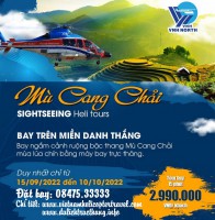 Đại lý bán vé tour trực thăng Mù Cang Chải 2022